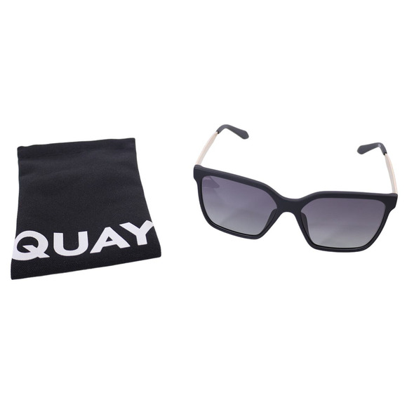 Quay Australia LEVEL UP REMIXED Sunglasses - Matte Black/Smoke Polarized - NWT - Picture 13 of 13